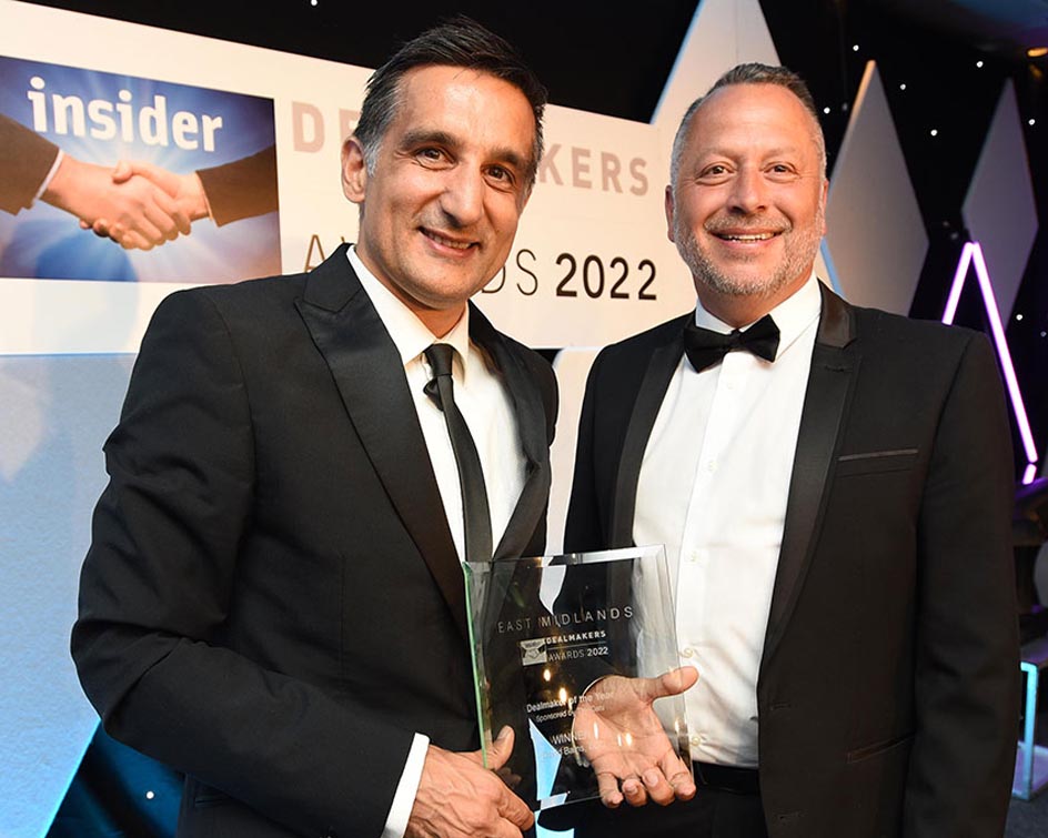 LDC’s David Bains wins Dealmaker of the Year at Insider’s East Midlands Dealmakers 2022